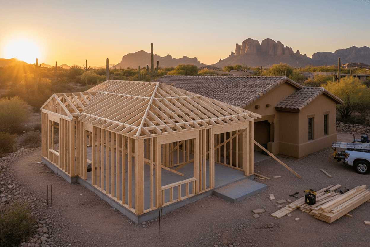 Home Addition Framing