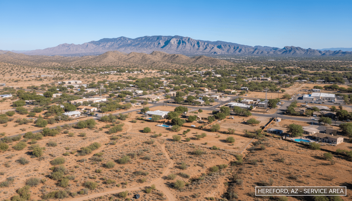 Hereford, Arizona service area for GAR Construction